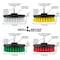Drill Brush Power Scrubber By Useful Products 5 in W 5 in L Brush, Variety 5in-S-GRWY-QC-DB - alternate 3